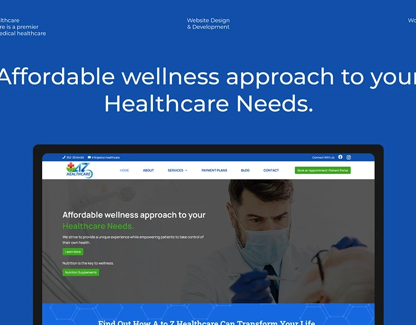Healthcare Website Design & Development — Websites portfolio preview