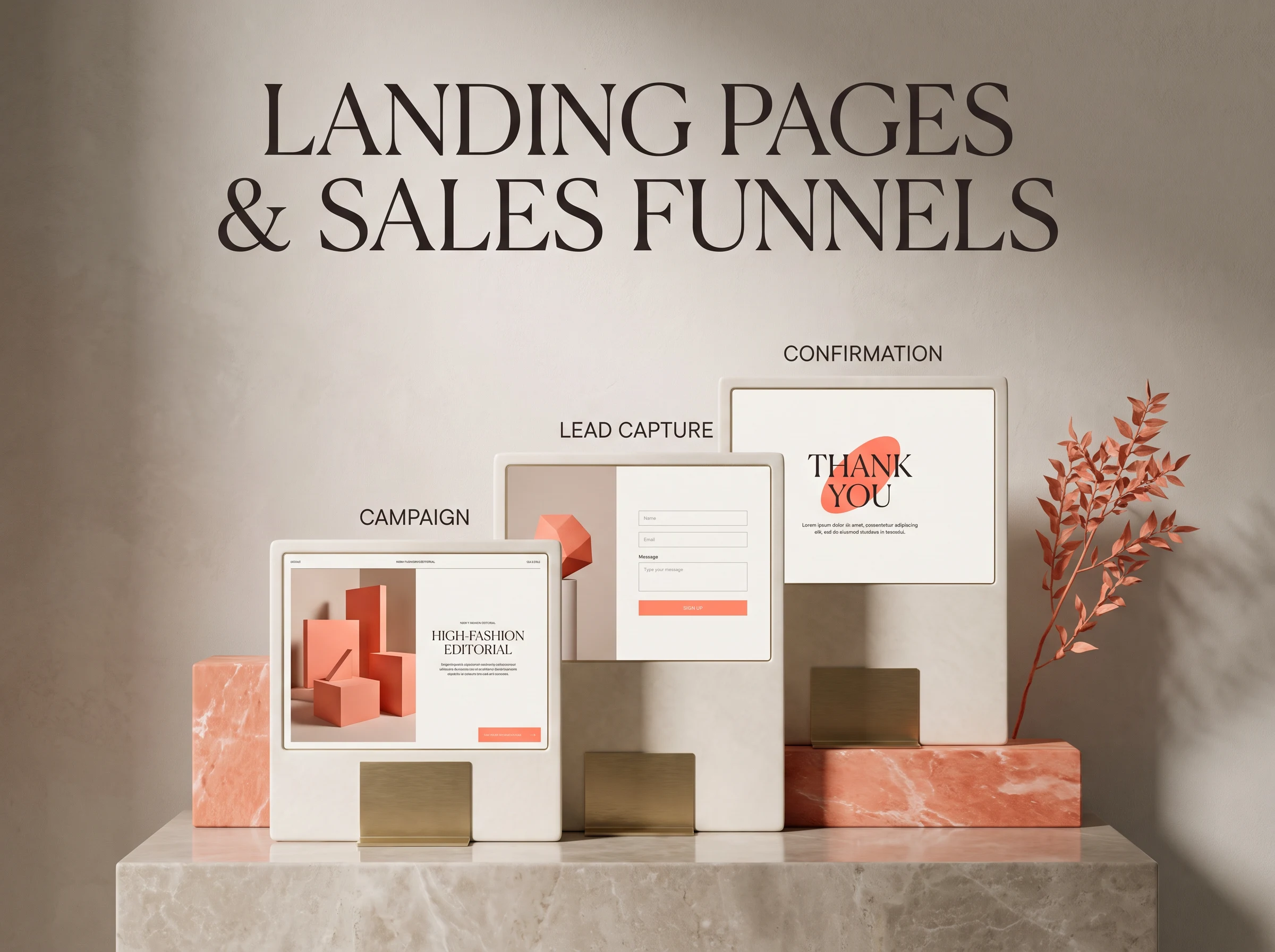 Landing & Sales Funnels creative direction