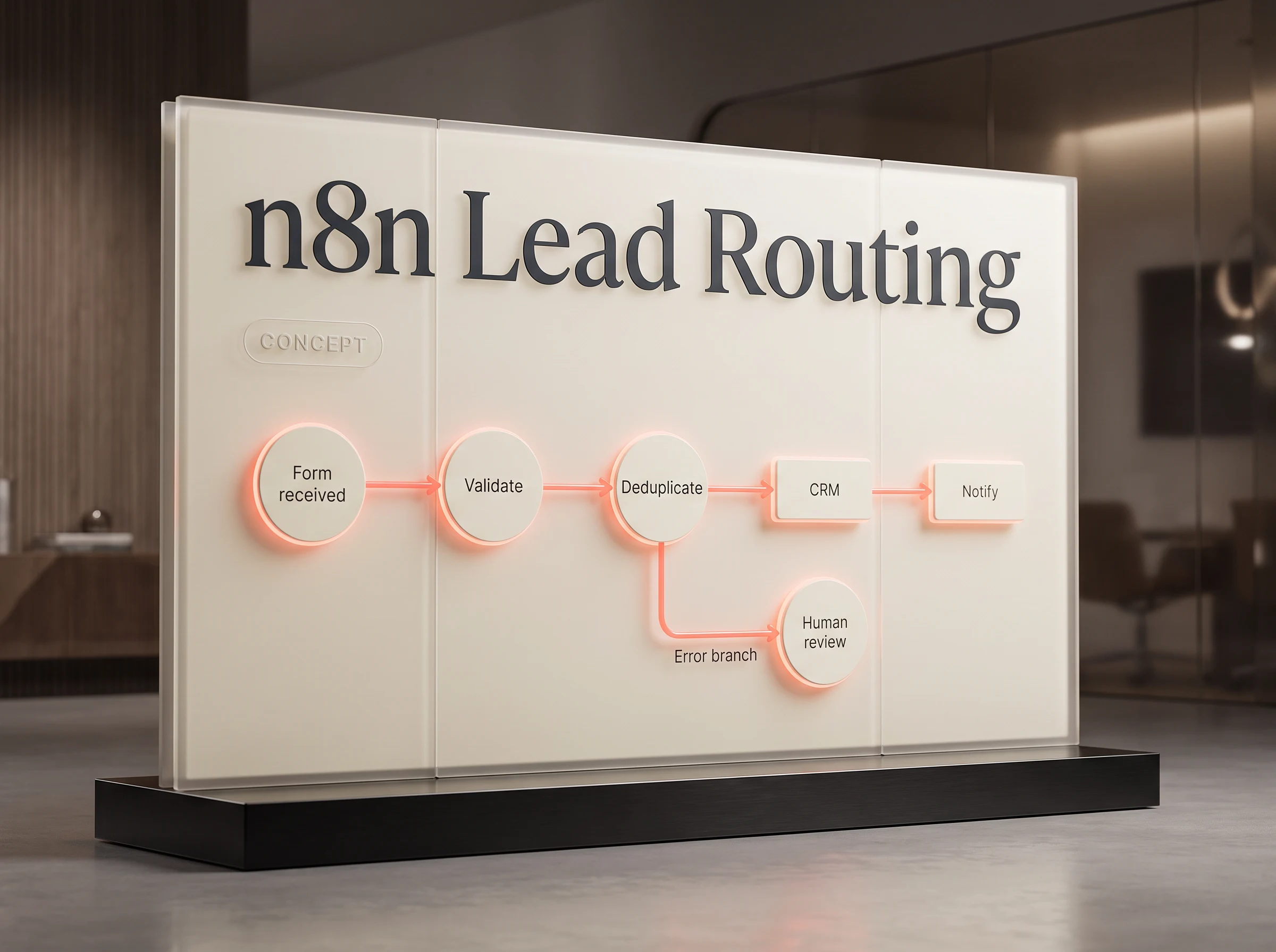 n8n — Lead Routing — Automation portfolio preview