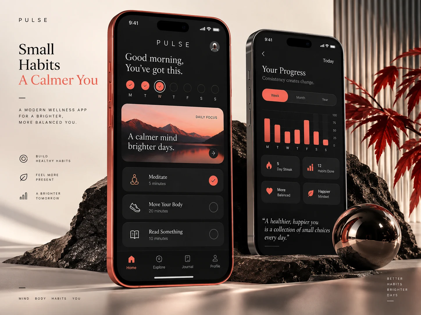 PULSE — Wellness app portfolio preview