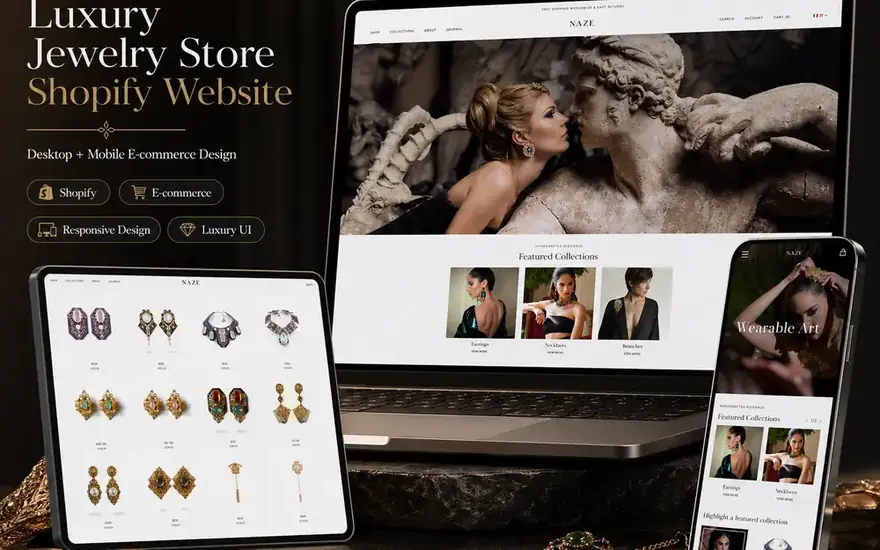 NAZE — E-commerce portfolio preview