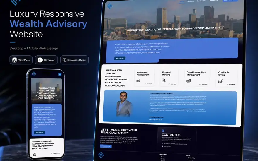 Wealth Virtuoso Advisory — Websites portfolio preview
